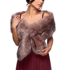 Azazie Sincerity Faux Fur Wrap